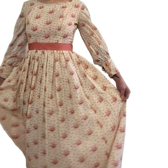 Vintage 60’s-70’s Prairie Style Maxi Dress - Picture 13 of 14